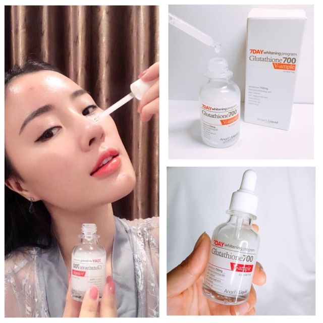 Serum Huyết Thanh Trắng Da 7Day Whitening Program Glutathione 700 V-ample