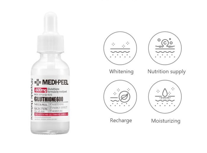 Serum Medi Peel Glutathione White Ampoule Dưỡng Trắng Da Se Khít Lỗ Chân Lông