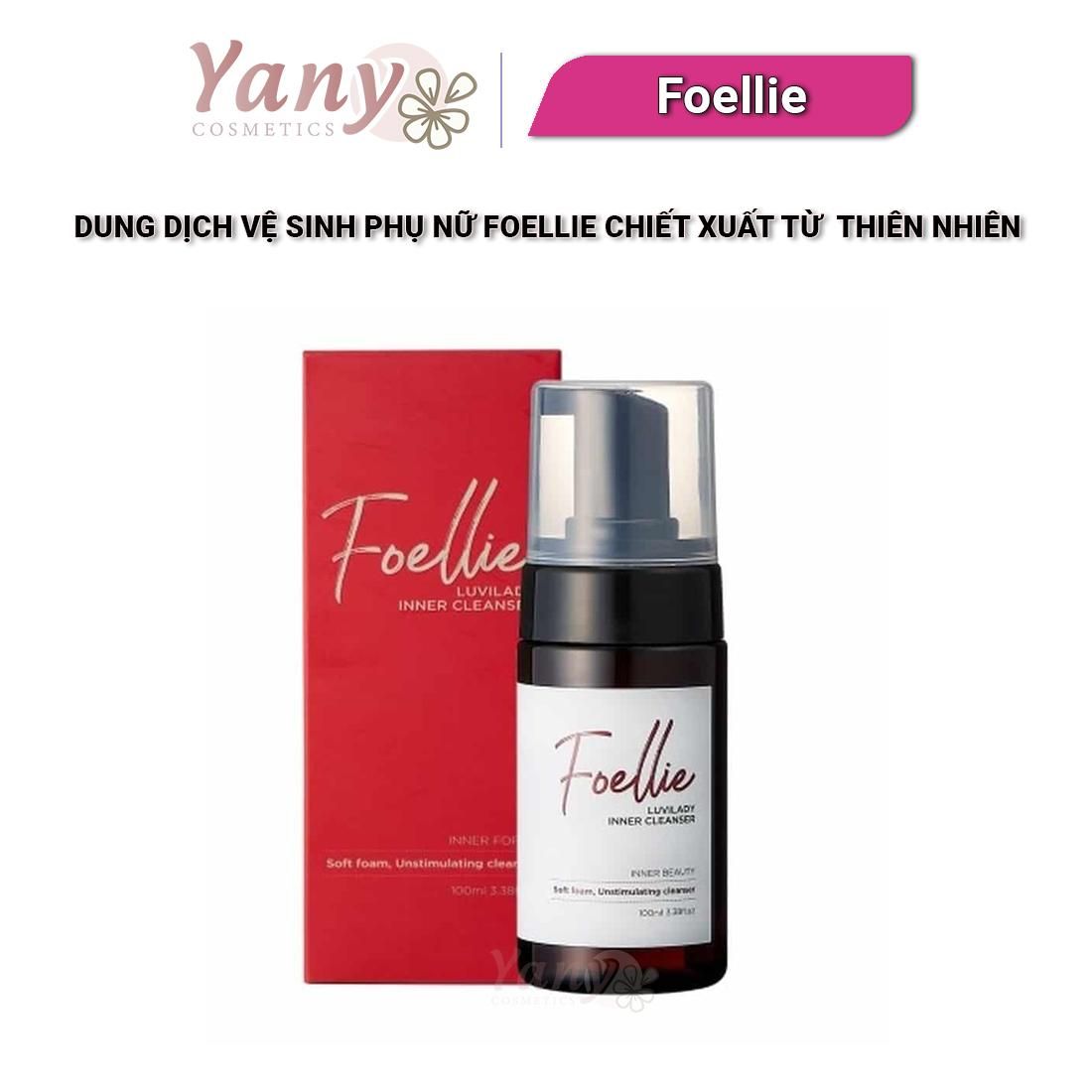 Dung Dịch Vệ Sinh Phụ Khoa Nữ Foellie Luvilady Inner Cleanser 100ml