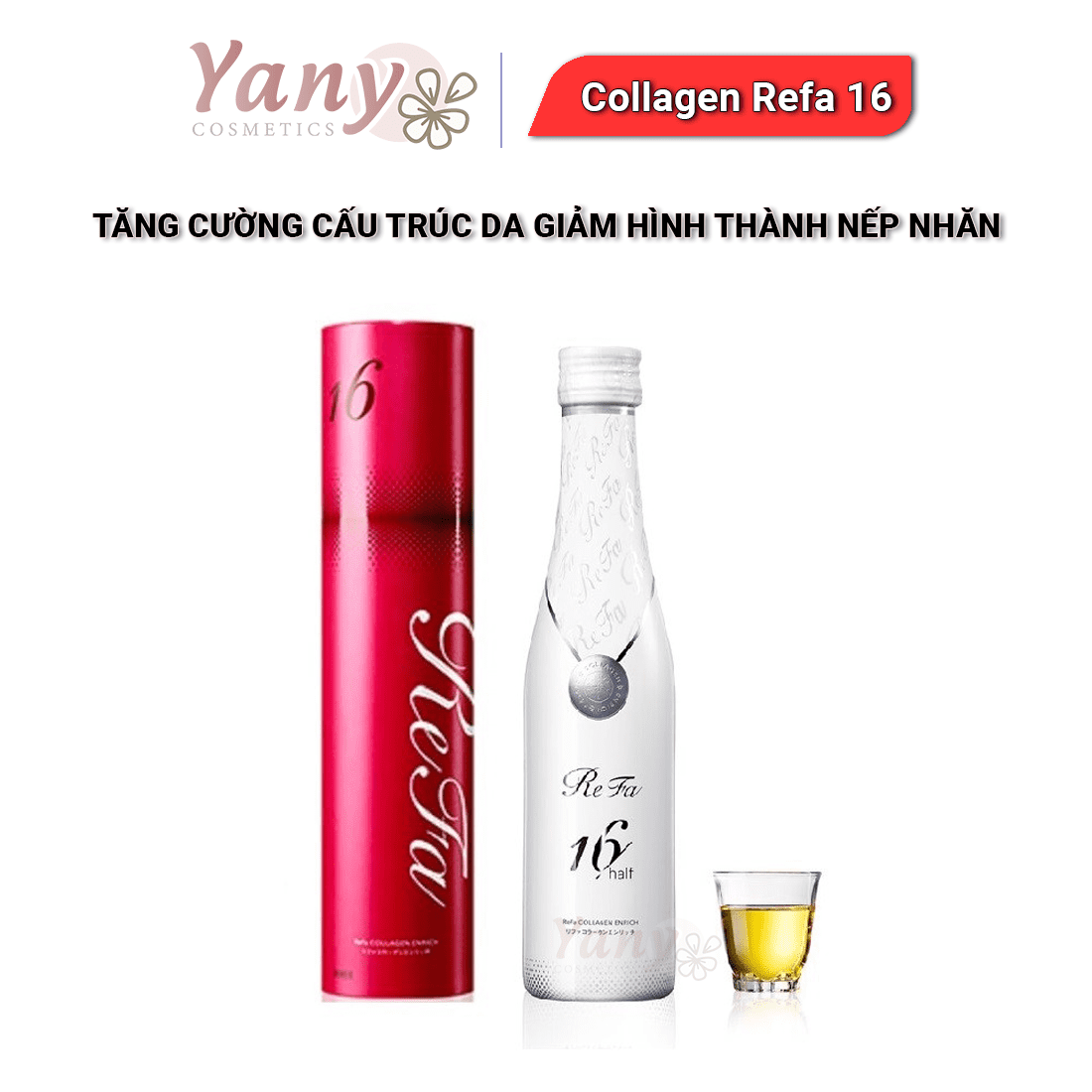 Nước Uống Đẹp Da Collagen Refa 16 Enrich 480ml Của Nhật Bản