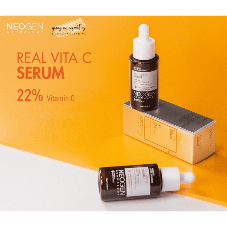 Tinh Chất Serum Vitamin C Neogen Dermalogy Real Vita C 22% Đặc Trị Thâm, Làm Sáng Da