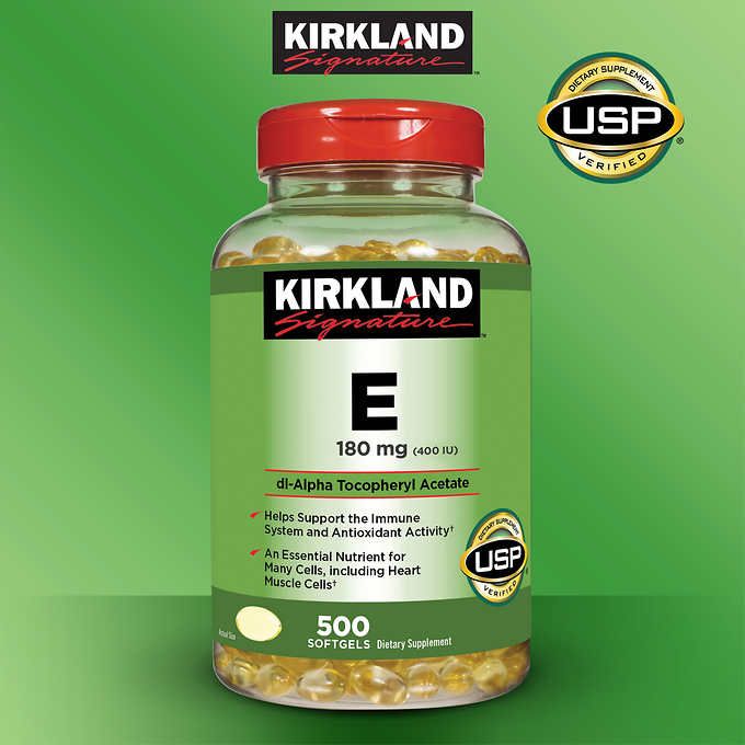 Viên Uống Vitamin E Kirkland 400 IU 500 Viên Của Mỹ, Yany Cosmetics