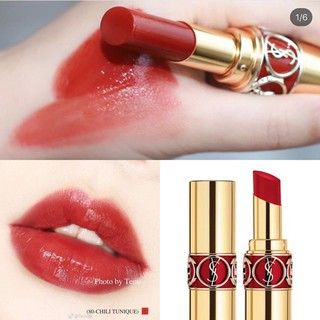 Son YSL Volupte Shine 102 Màu Đỏ Tươi, Yany Cosmetics