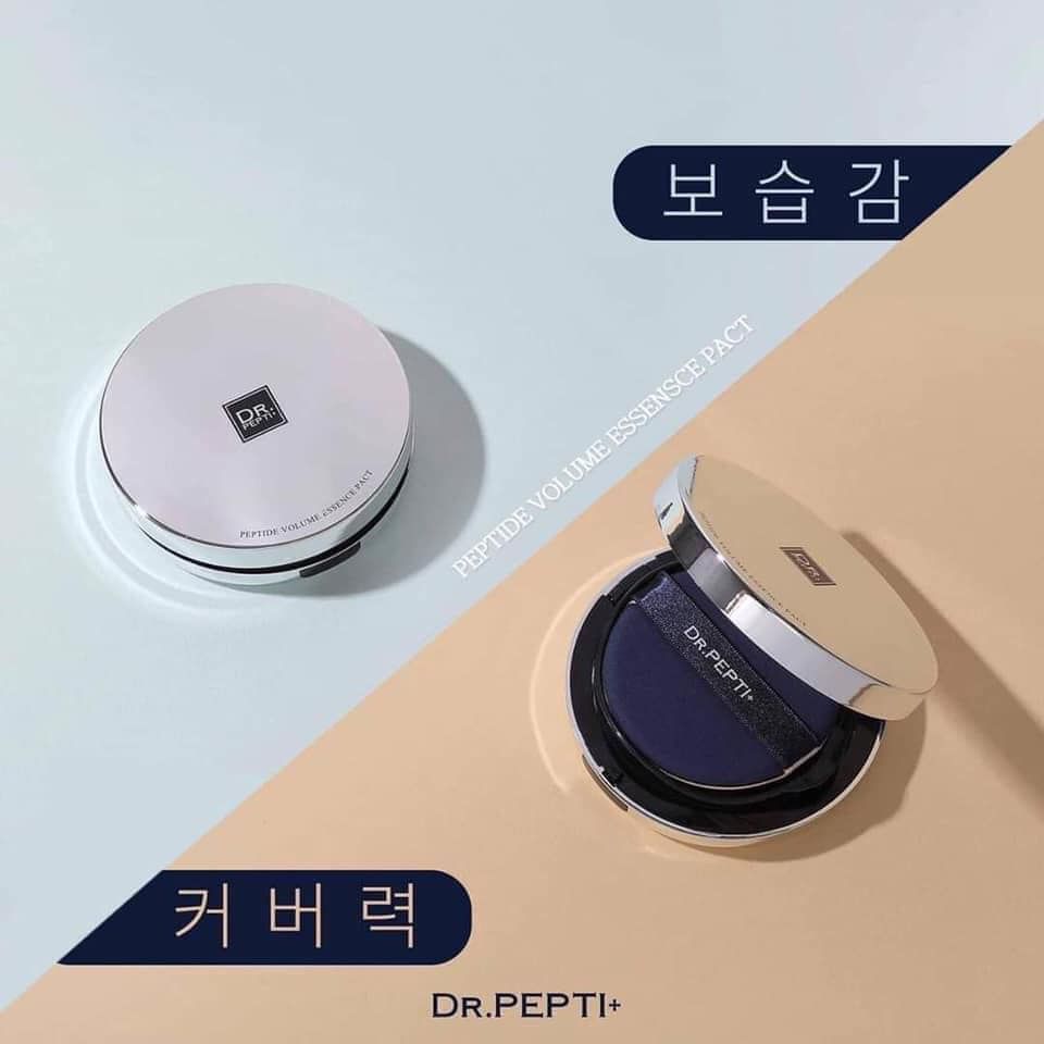 Phấn Tươi Dr.Pepti+ Peptide Volume Essence Pact 21 Light Beige-Yany Cosmetics