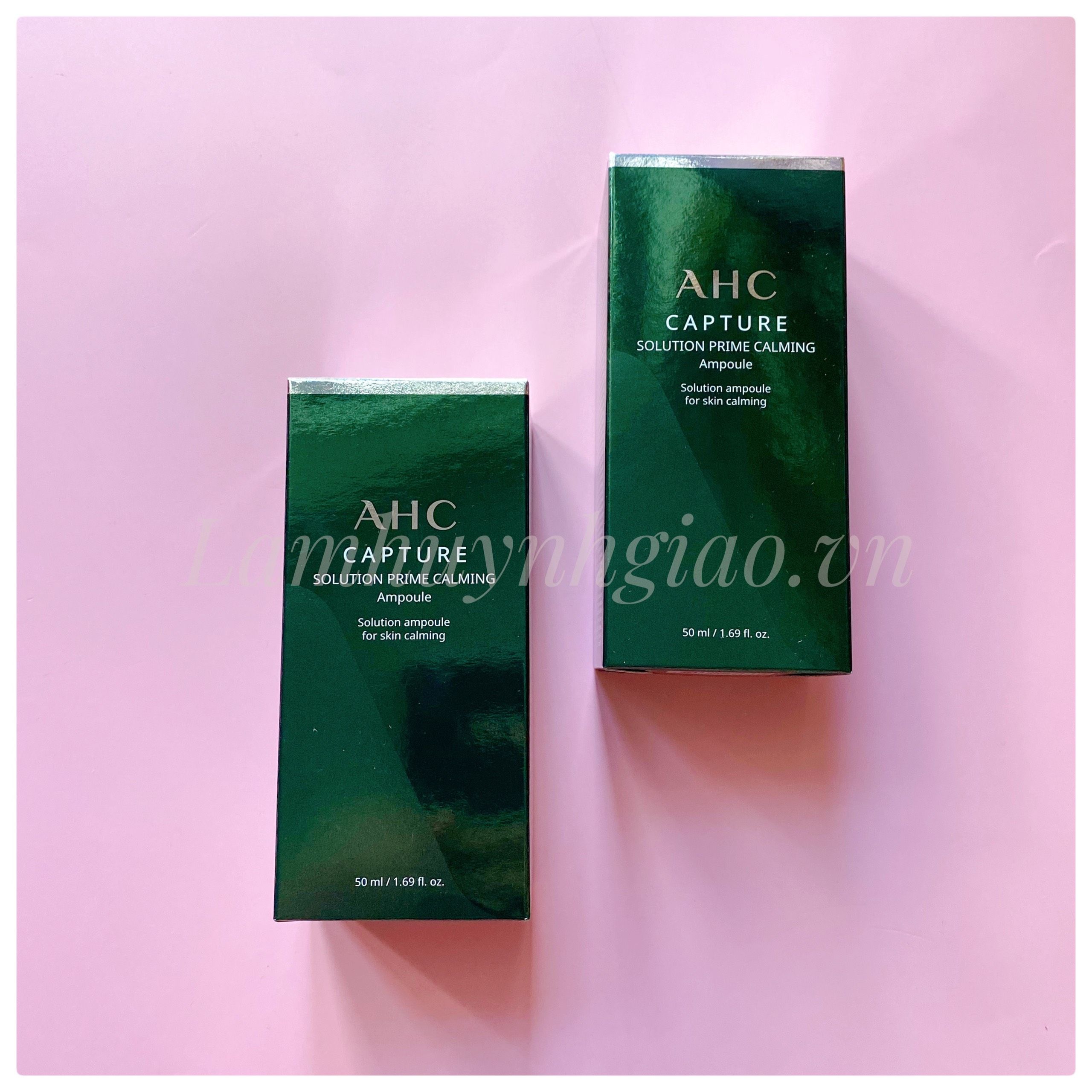 Serum AHC Capture Solution Max Ampoule Serum Màu Xanh Lá, Giúp Phục Hồi Da 50ml