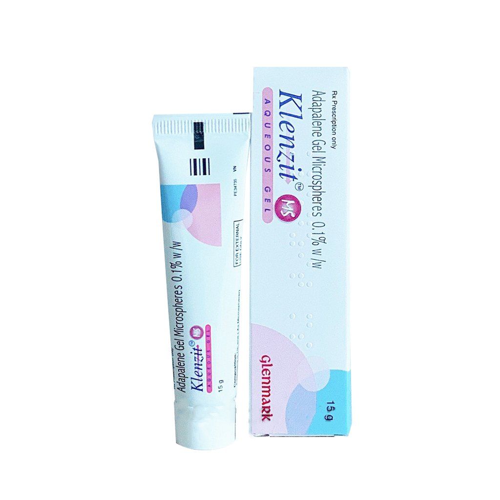 Kem Giảm Mụn, Vết Thâm Klenzit Ms 15gr Adapalene Gel Microspheres 0.1%,Yany Cosmetics