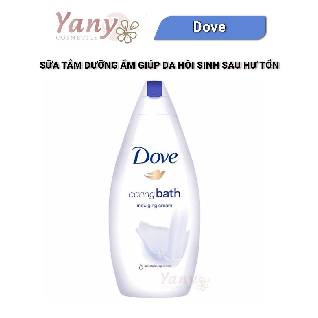 Sữa Tắm Dove Caring Bath Indulging Cream - 500ml-Yany Cosmetics