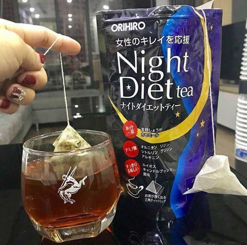 Trà Giảm Cân Orihiro Night Diet Tea Nhật Bản 24 Gói, Trao Đổi Chất, Chuyển Hóa Chất Béo Duy Trì Vóc Dáng, Yany Cosmetics