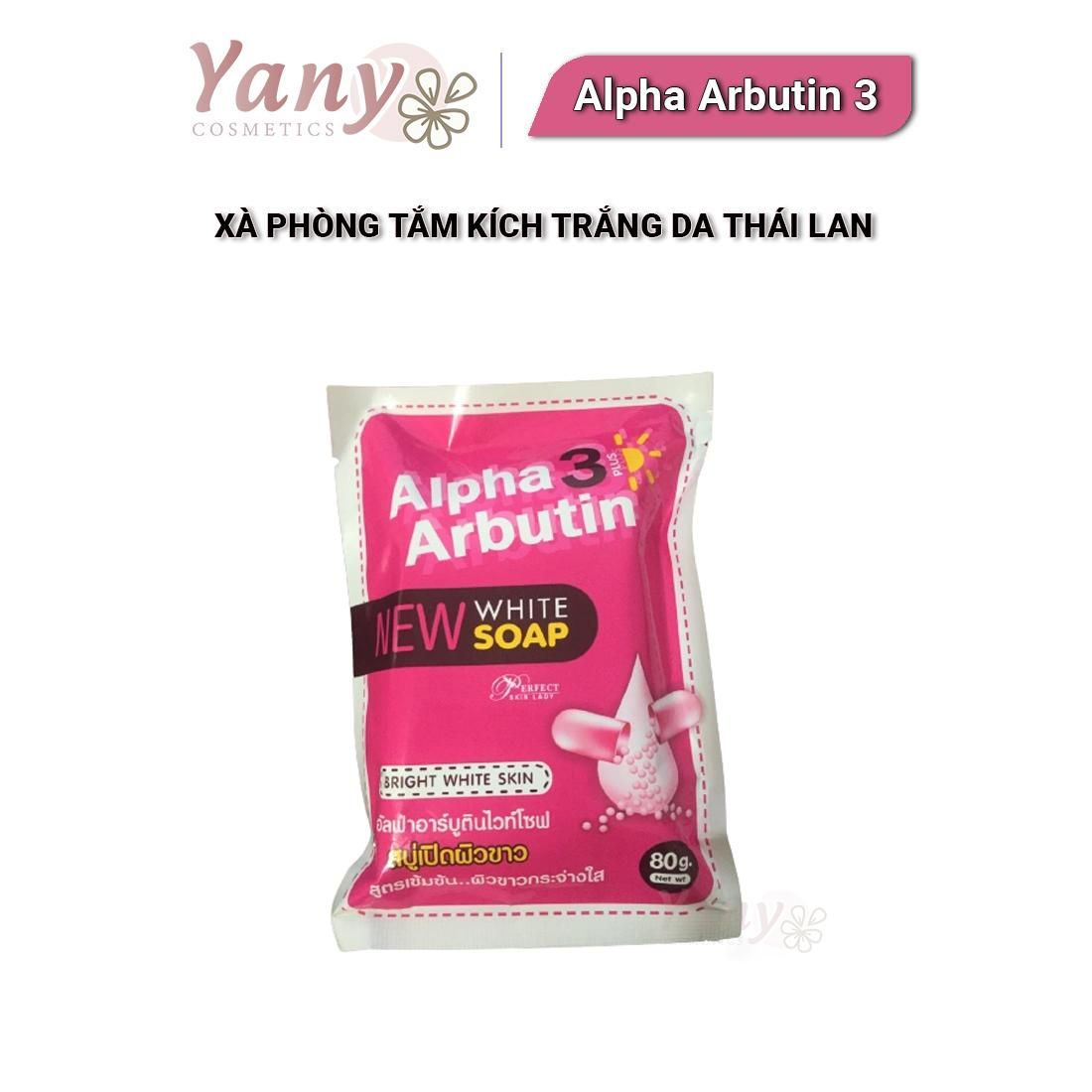 Xà Bông Alpha Arbutin White Thái Mẫu Mới