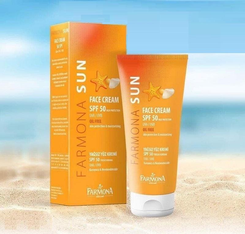 Kem Chống Nắng Farmona Sun Face Cream Oil Free Spf50 Cho Da Dầu Mụn 50ml SPF 50-Yany Cosmetics