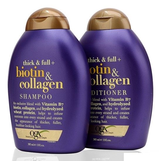 Bộ gội xả OGX Biotin & Collagen Shampoo And Conditioner 385ml chống rụng kích thích mọc tóc-Yany Cosmetics