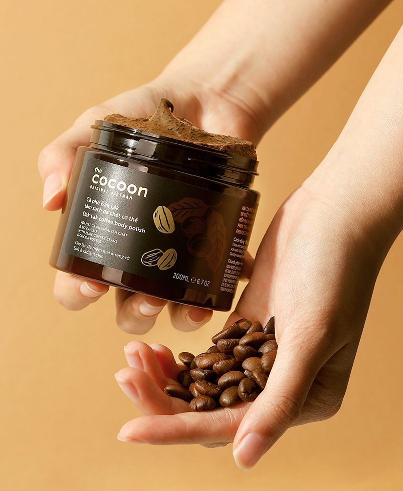 Tẩy Da Chết Cocoon DakLak Coffee Body Polish Từ Cà Phê DakLak 200ml, Yany Cosmetics