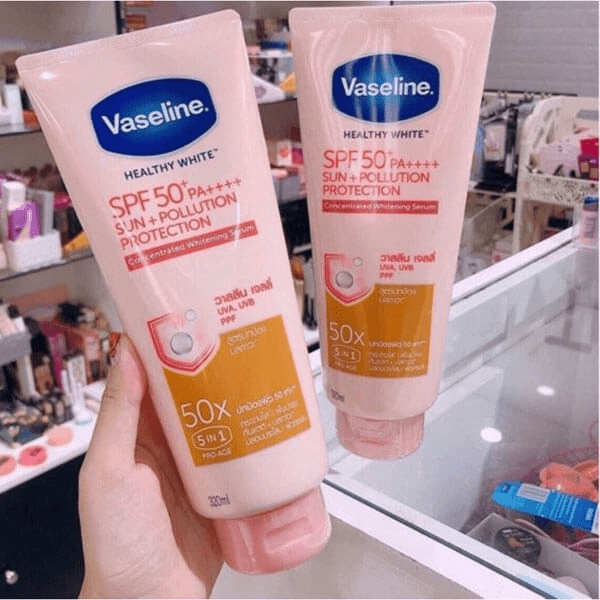 Sữa Dưỡng Thể Trắng Da VASELINE 50X SPF 50+ THÁI LAN 320ml, Yany Cosmetics