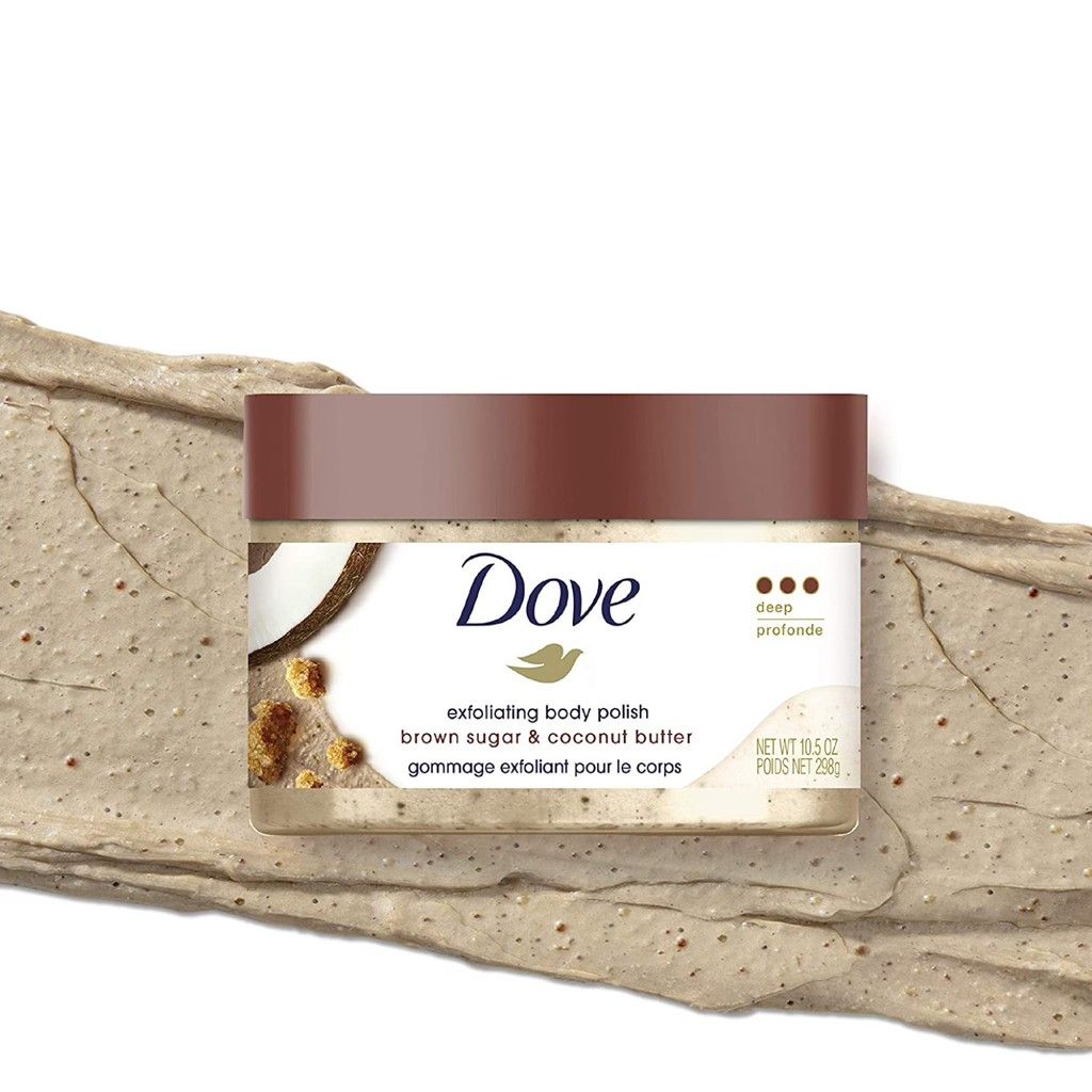 Tẩy Tế Bào Chết Body Dove Đường Nâu Và Sữa Dừa Bản Mỹ 298gr, Yany Cosmetics