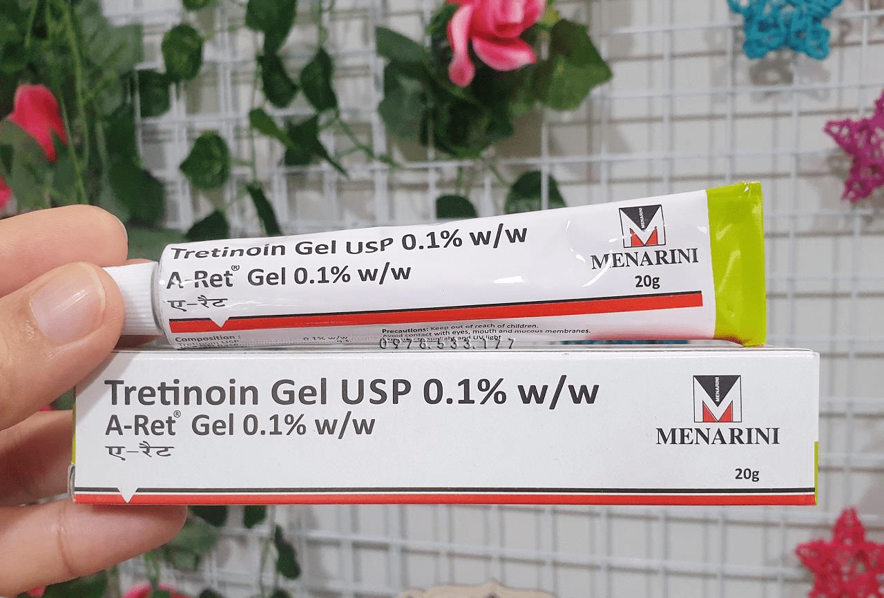 Tretinoin Trị Mụn Và Chống Lão Hóa Gel USP Aret 0.1% Menarini, Yany Cosmetics