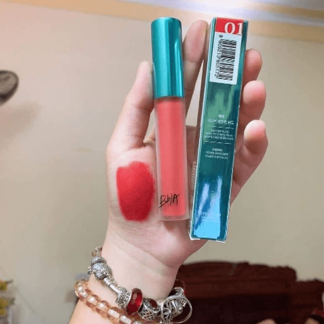 Son Kem Lì Bbia Velvet Lip Tint Ver 1 Màu 01- Đỏ Hồng-Yany-Cosmetics