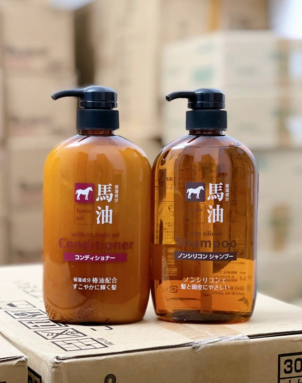 DẦU GỘI MỠ NGỰA HORSE OIL Nhật Bản 600ML-YANY COSMETICS