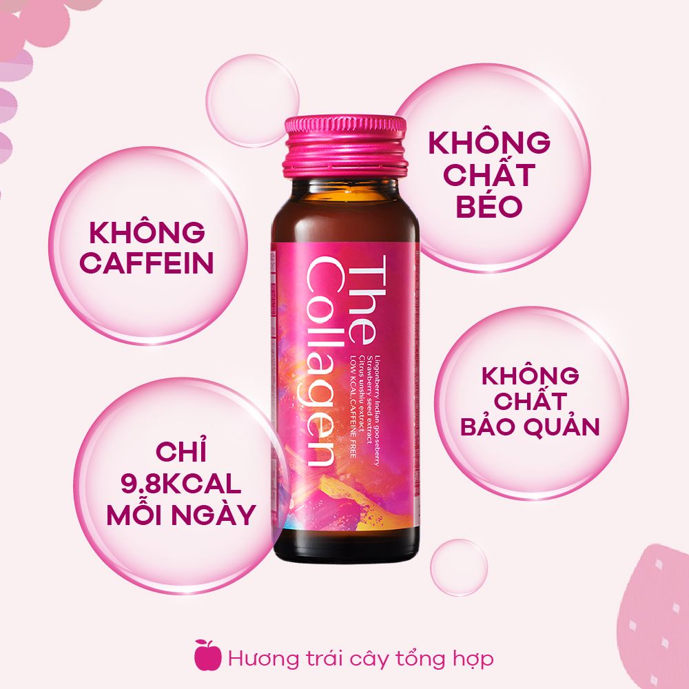 The Collagen Shiseido Nước Uống Đẹp Da Nhật Bản Hộp 10 chai - Yany Cosmetics