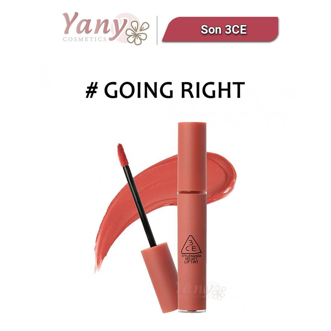 Son 3CE Kem Cloud Lip Tint Màu Going Right - Yany Cosmetics