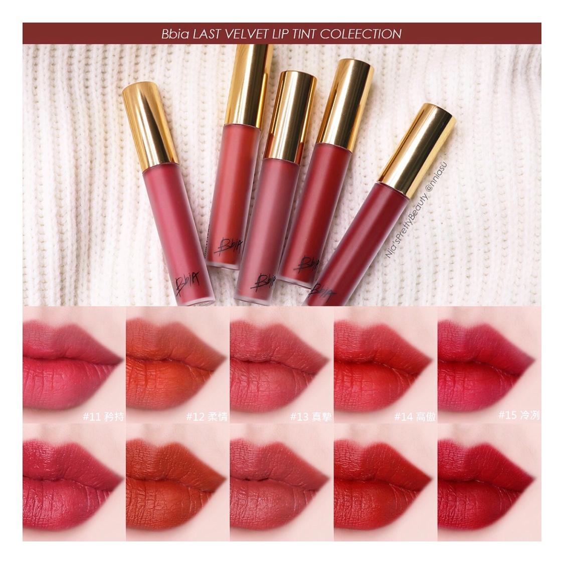 Son Kem Lì Bbia Last Velvet Lip Tint Màu14 Đỏ Rượu - Yany Cosmetics