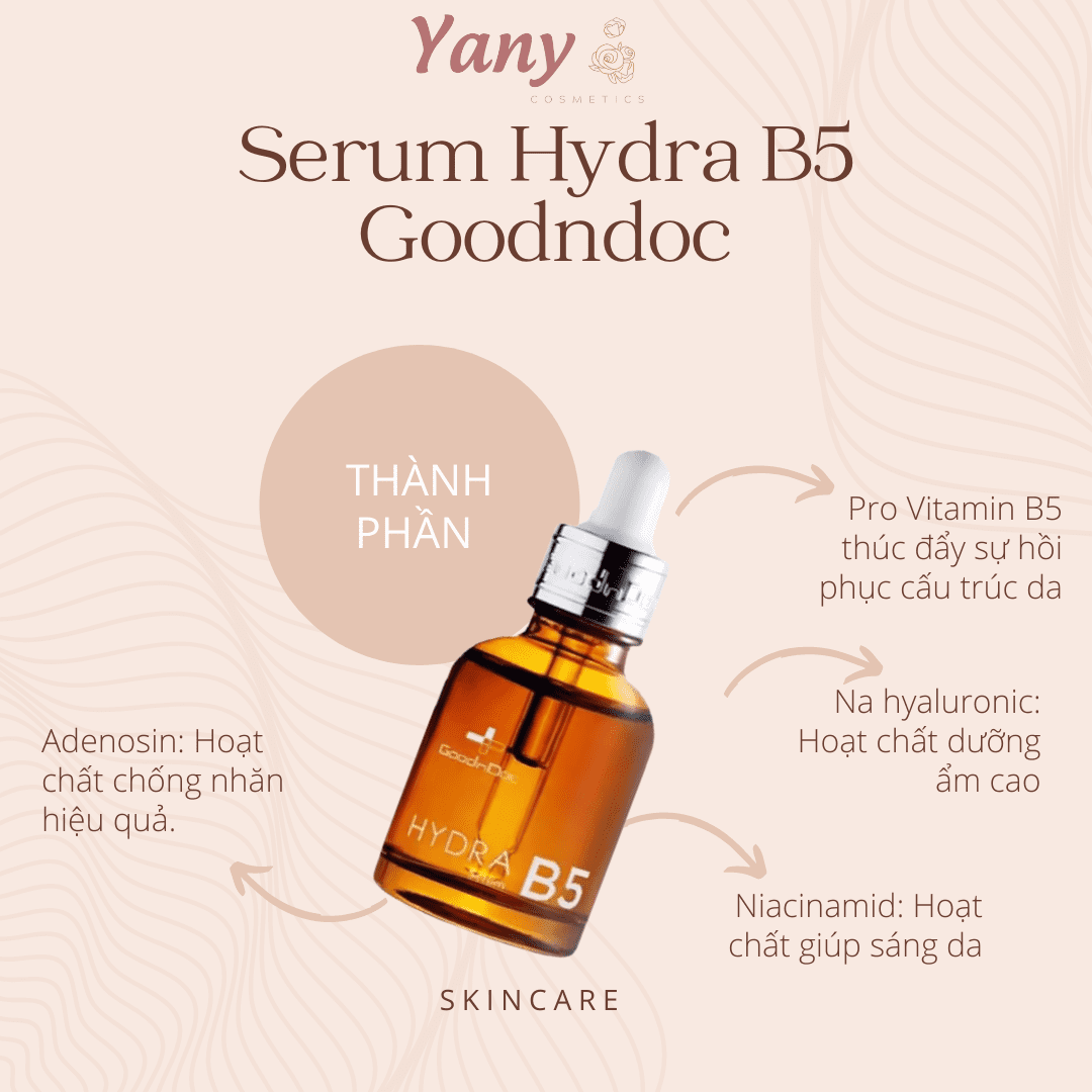 Thành Phần Của Serum Hydra B5 Goodndoc.