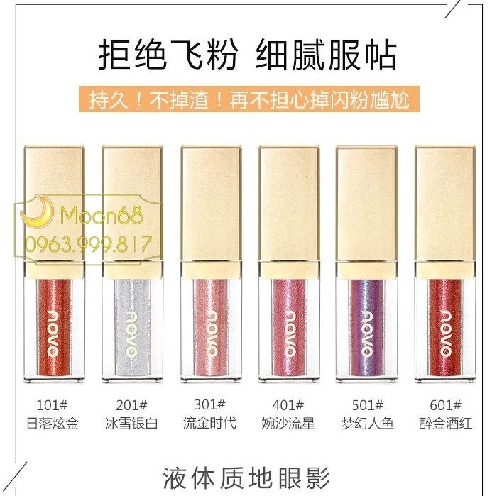 Nhũ viền mắt ướt Novo Starlight Liquid eye Shadow