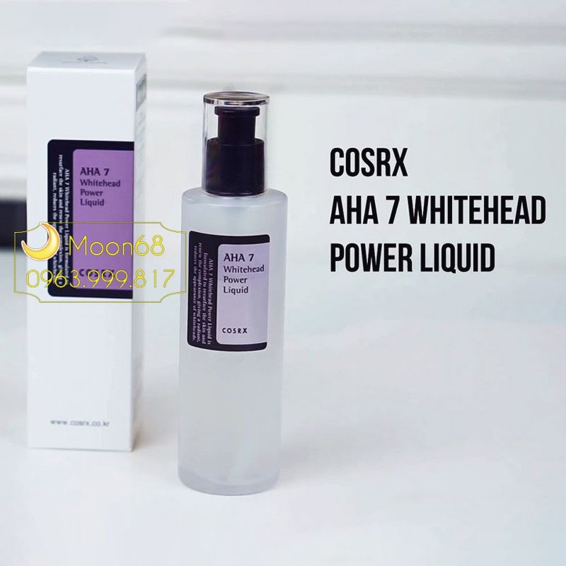 TDC Tinh chất Cosrx AHA 7 Whitehead Power Liquid trị mụn TÍM 100ml 1t60