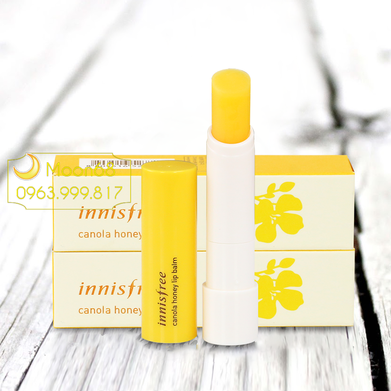 Son dưỡng Innisfree Canola Honey Lip Balm ko màu 1b6