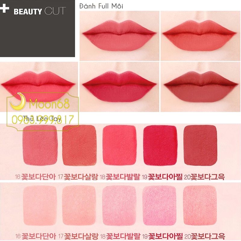 Son kem BBia Last Velvet Lip Tint Bb