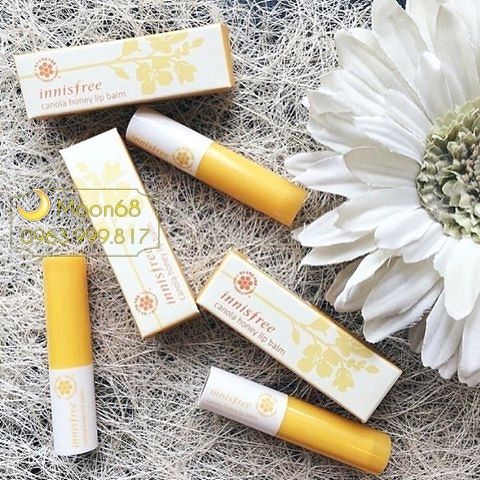 Son dưỡng Innisfree Canola Honey Lip Balm ko màu 1b6