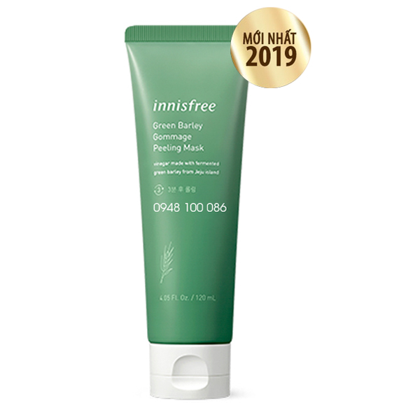 TDC Innisfree Green Barley Gommage Peeling Mask lúa mạch 120ml 1b6