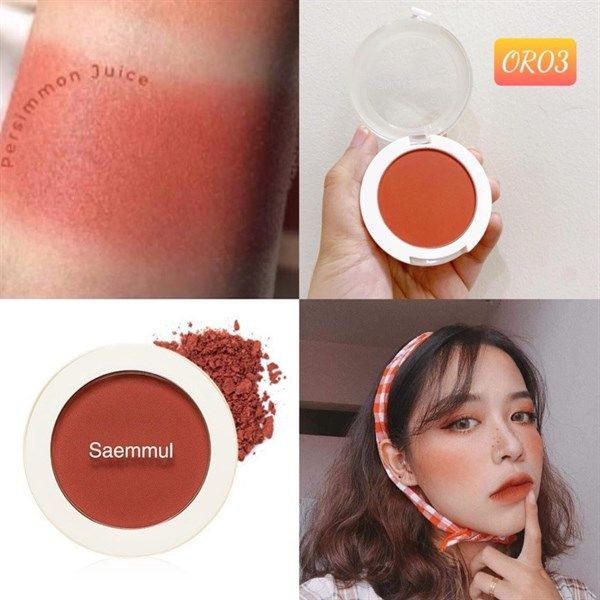 Phấn má The Saem Saemmul Single Blusher 1b12