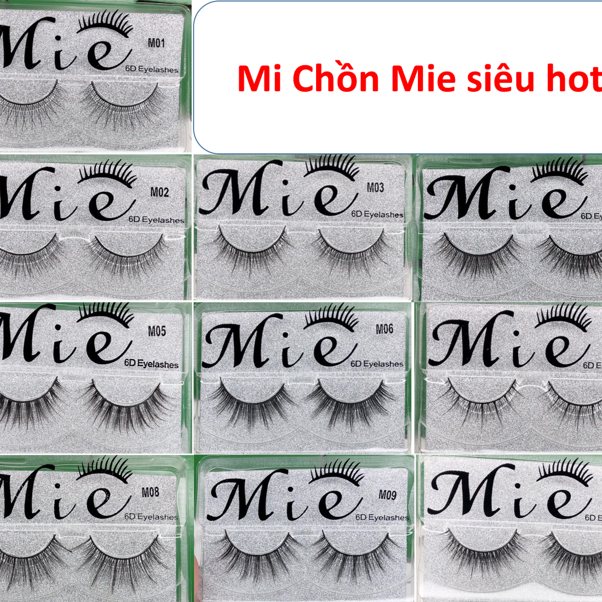 Mi chồn Mie 6D 5 đôi