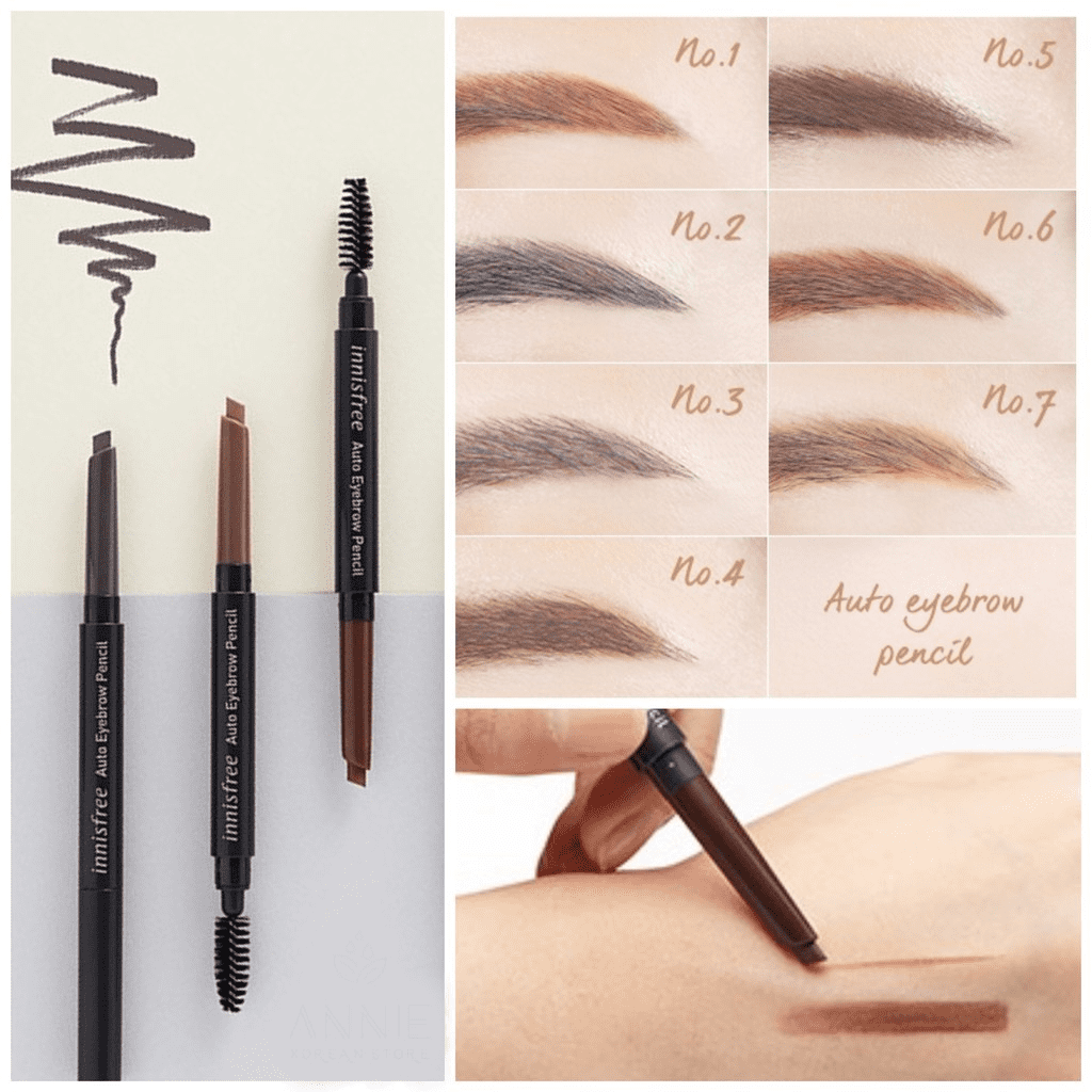 Chì kẻ mày INNISFREE Auto Eyebrow Pencil 1b10