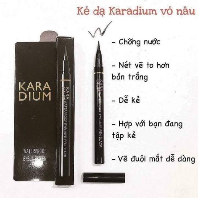 Dạ kẻ mắt Karadium Waterproof 1b40