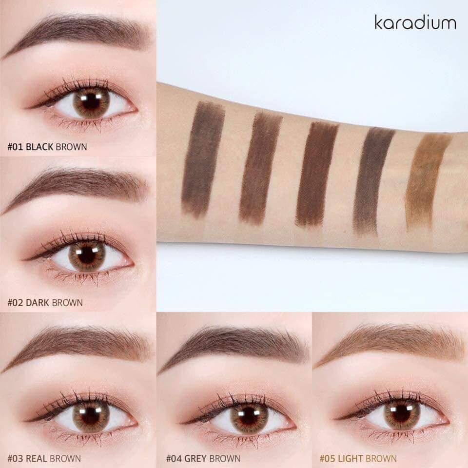 Chì kẻ mày Karadium Auto Eyebrow Pencil