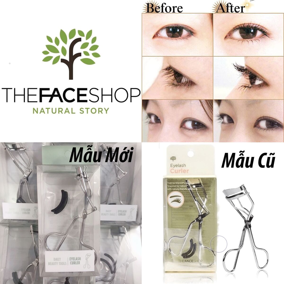 Kẹp mi TFS Eyelash Curler bạc 1b20