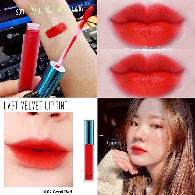 Son kem BBia Last Velvet Lip Tint Bb