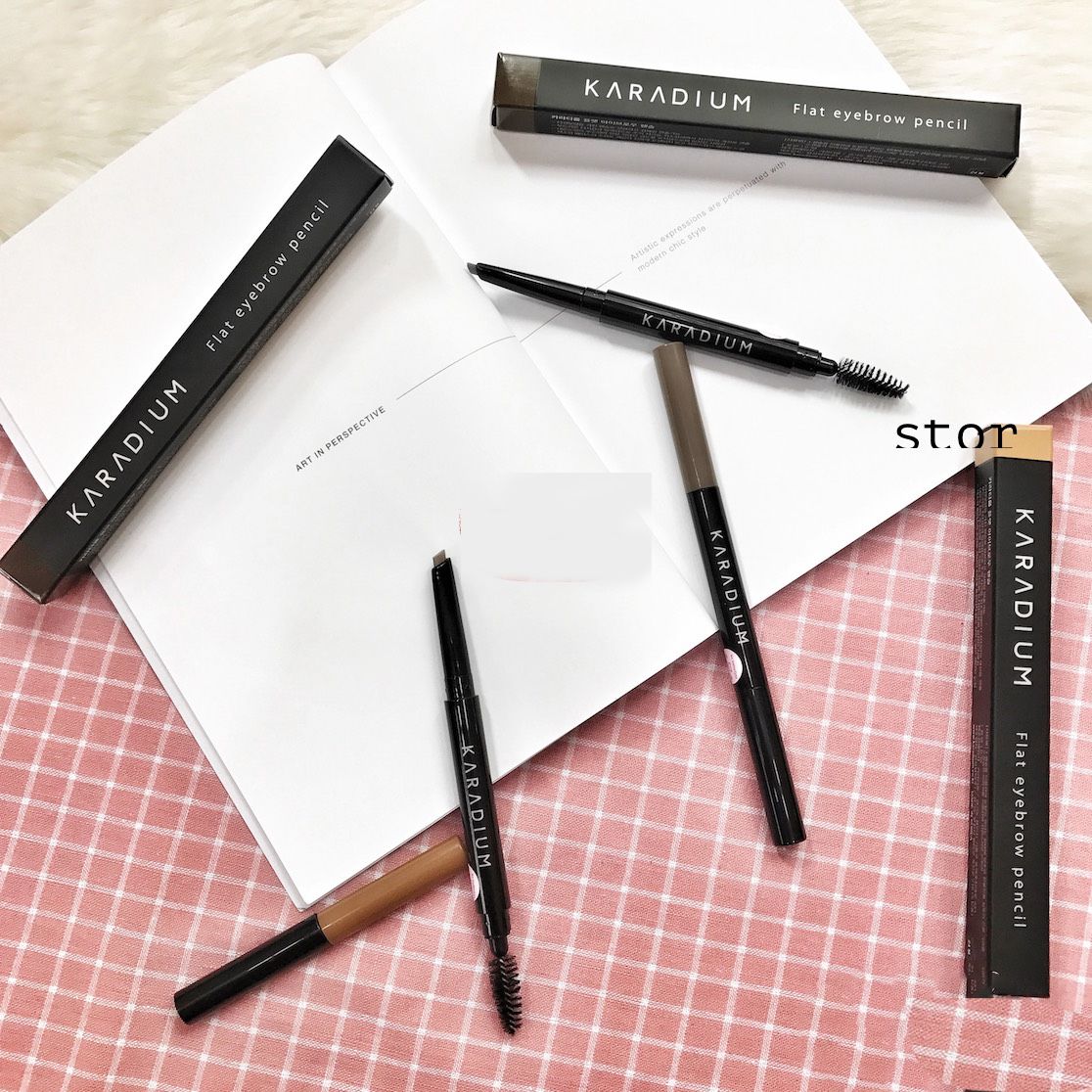 Chì kẻ mày Karadium Auto Eyebrow Pencil