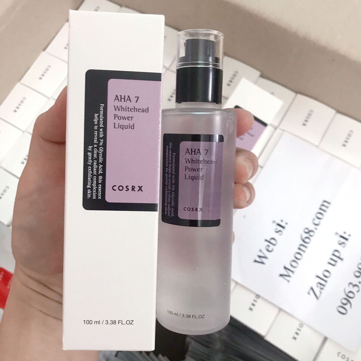 NHH Cosrx AHA BHA Clarifying Treatment Toner tím 150ml 1t60