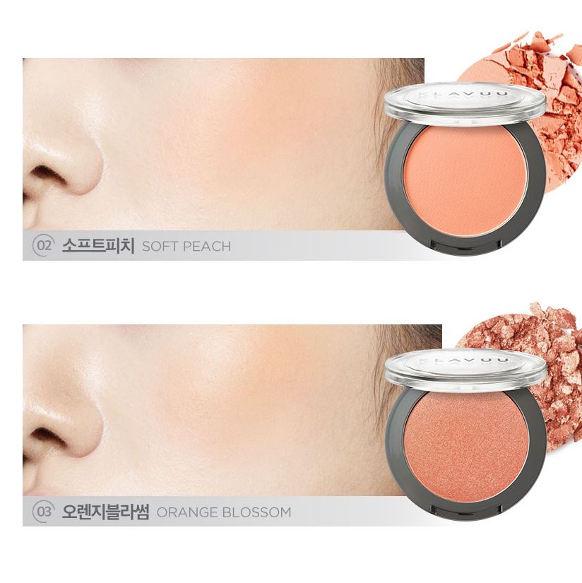 Phấn má Klavuu Urban Pearlsation Natural Powder Blusher