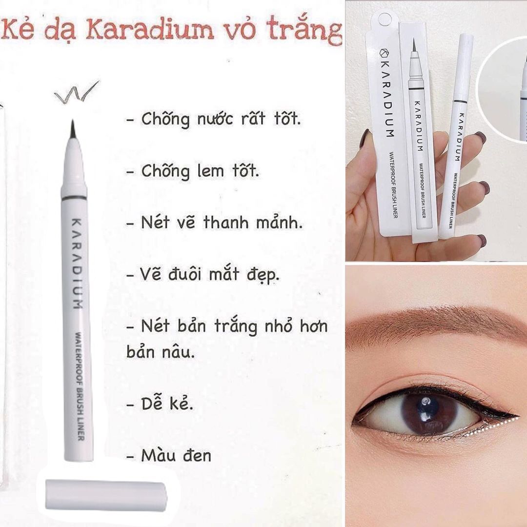 Dạ kẻ mắt Karadium Waterproof 1b40