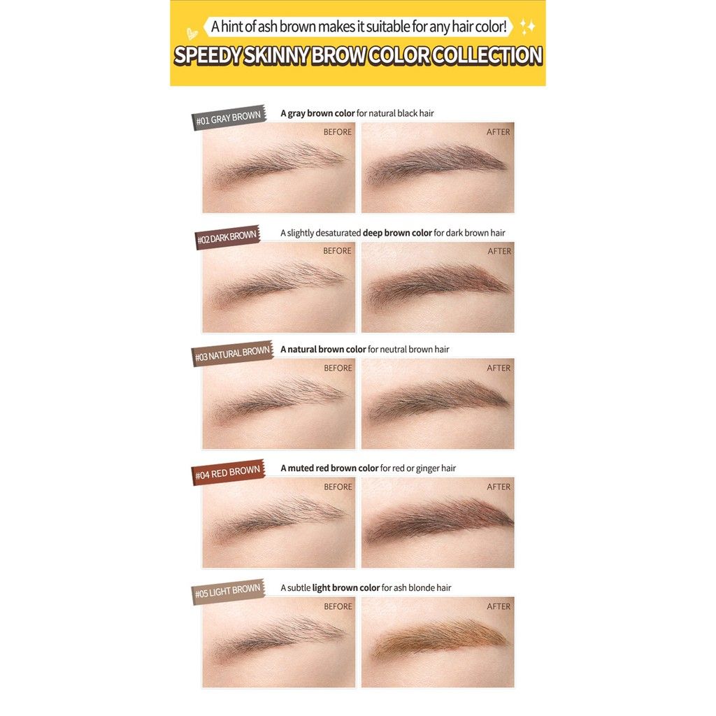 Chì kẻ mày PERIPERA Speedy Skinny Brow