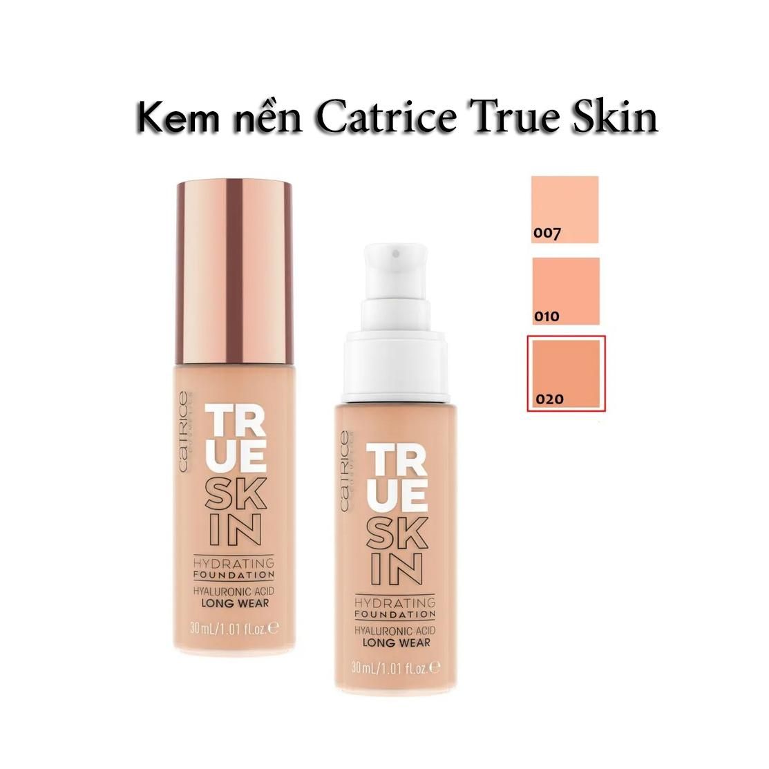 Kem nền Catrice True Skin