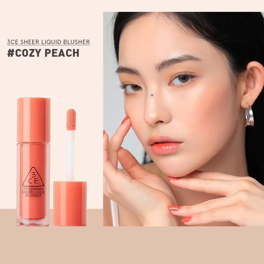 Phấn má 3CE Sheer Liquid Blusher Dạng Kem