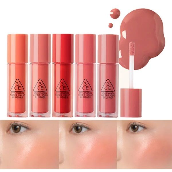 Phấn má 3CE Sheer Liquid Blusher Dạng Kem