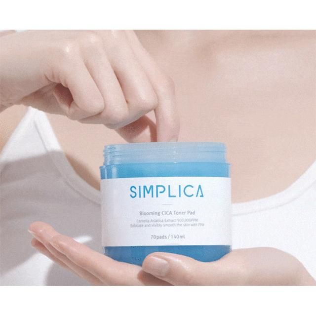 NHH SIMPLICA Blooming Cica Toner Pad