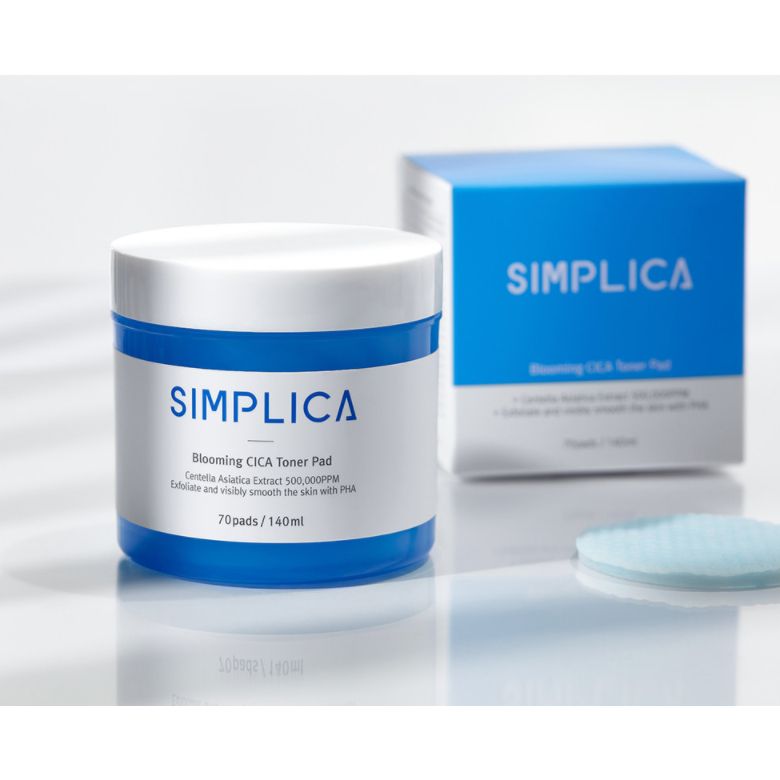 NHH SIMPLICA Blooming Cica Toner Pad