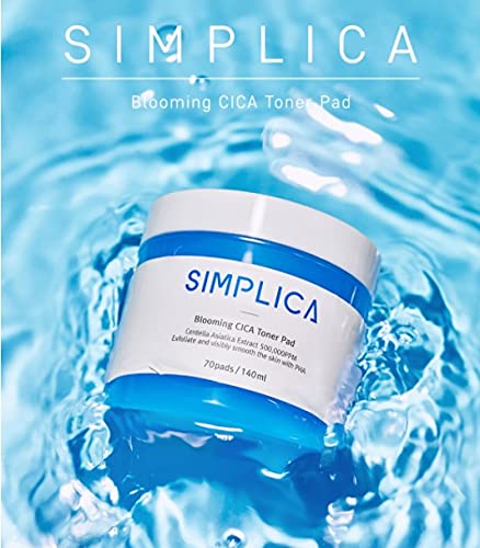 NHH SIMPLICA Blooming Cica Toner Pad