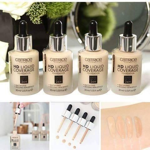 Kem nền Catrice 24h HD Liquid Coverage Foundation 30ml